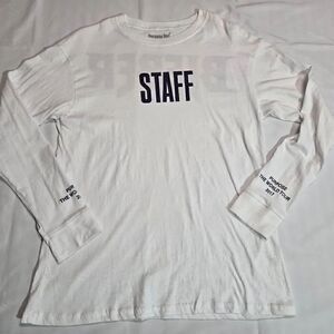 JUSTIN BIEBER PURPOSE 2017 WORLD TOUR WHITE T-SHIRT LONG SLEEVE MENS MEDIUM